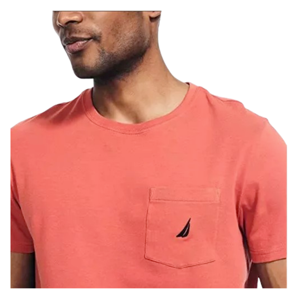Camiseta Hombre Nautica Con Bolsillo