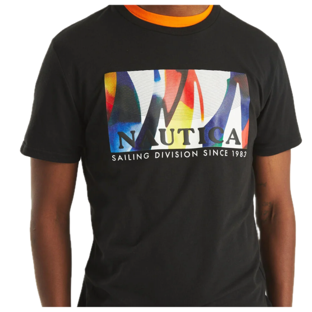 Camiseta Nautica Hombre Original Cuello Redondo