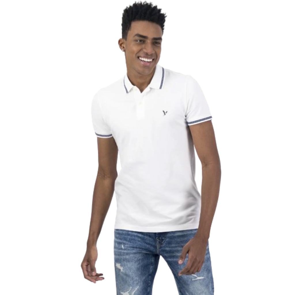 Camiseta Tipo Polo Slimfit American Eagle Original Para Hombre