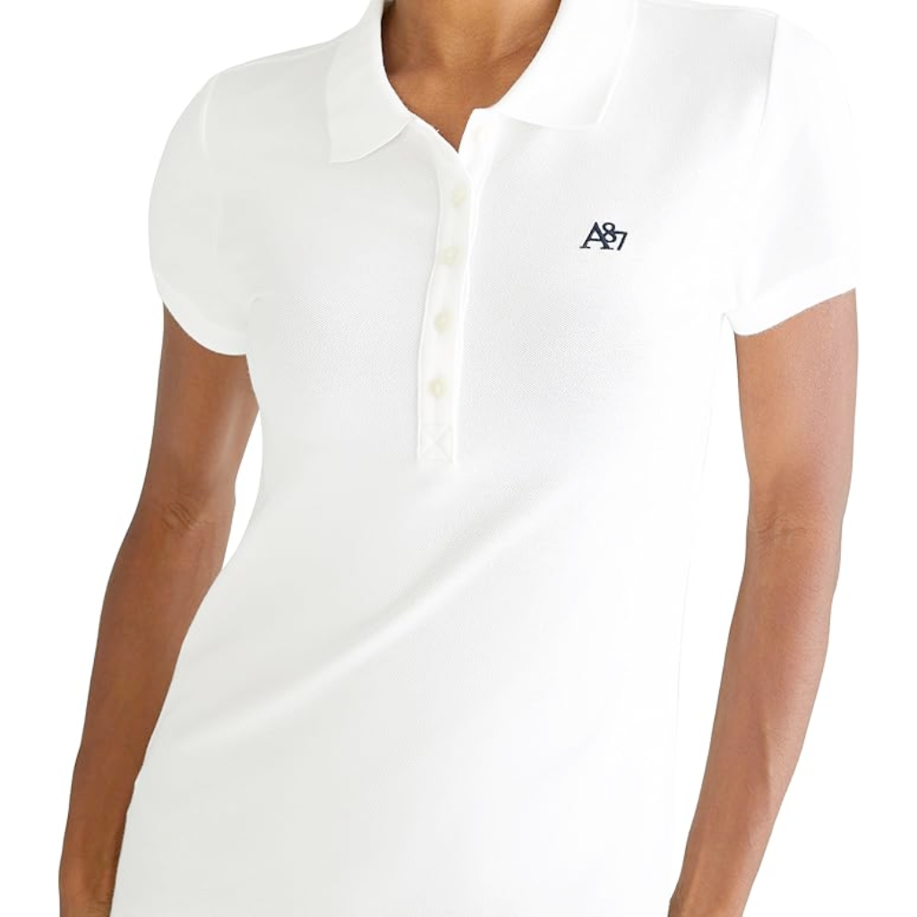 Camiseta Tipo Polo Aeropostale Solid A87 Para Mujer