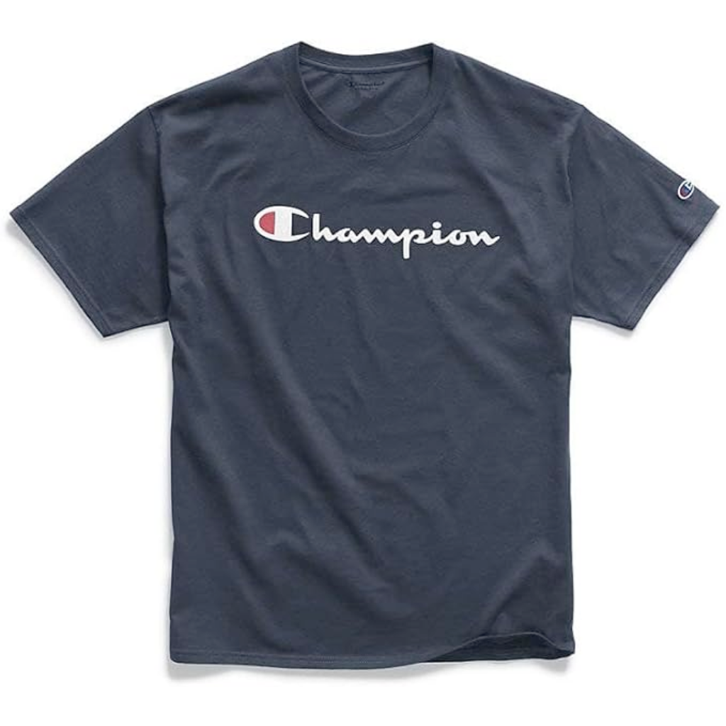 Camiseta Gráfica Logo Clásico Y Cómoda Para Hombre Champion