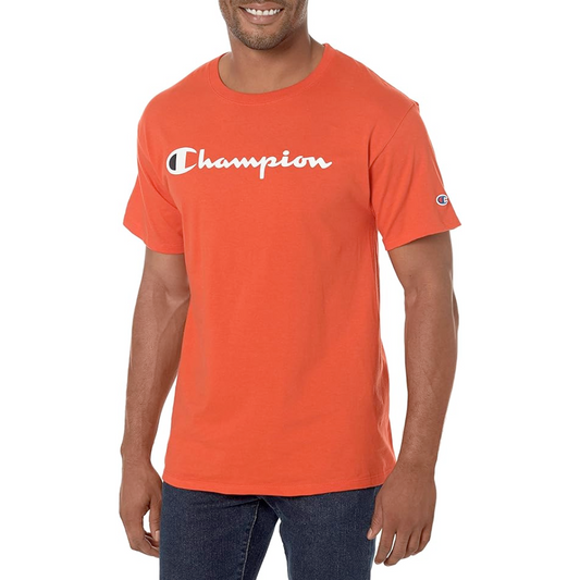 Camiseta Gráfica Logo Clásico Y Cómoda Para Hombre Champion