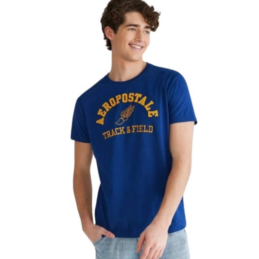 Camiseta Azul Para Hombre Aeropostale