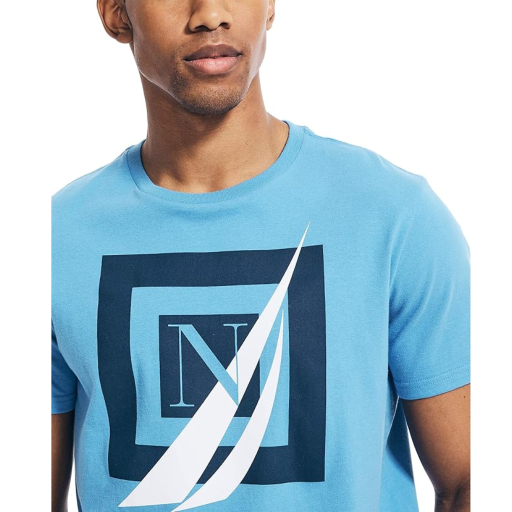 Camiseta De Manga Corta Para Hombre Nautica