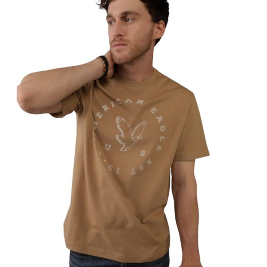 Camiseta Para Hombre American Eagle Cuello Redondo