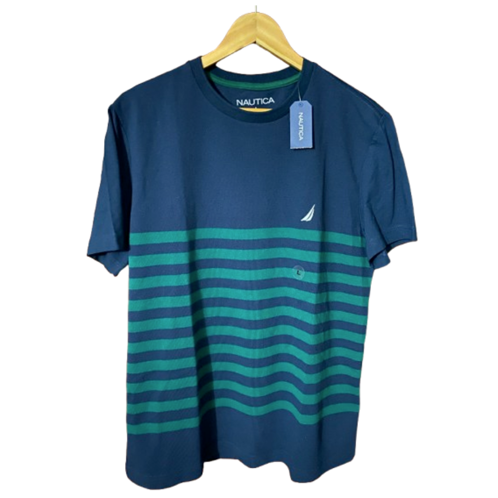 Camiseta Para Hombre Manga Corta Nautica