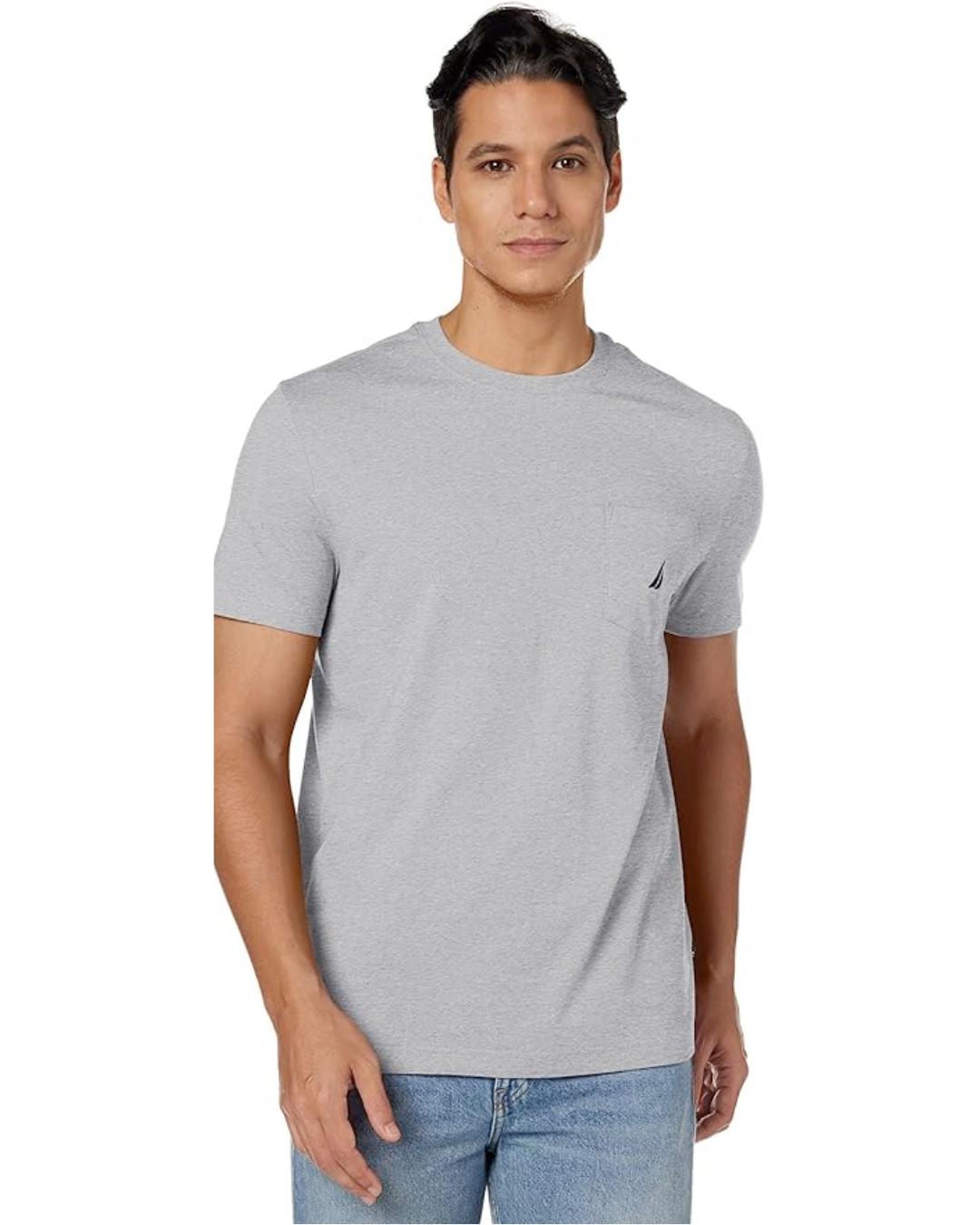 Nautica Camiseta de bolsillo con ajuste clásico para hombre