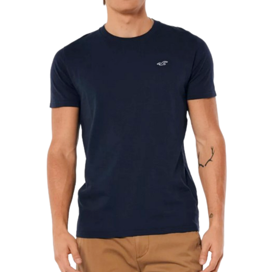 Camiseta Azul Hollister Para Hombre