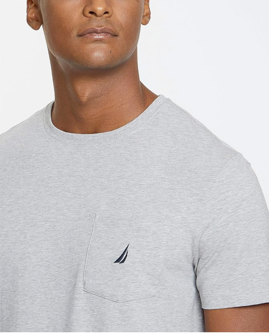 Nautica Camiseta de bolsillo con ajuste clásico para hombre